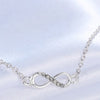 Women Men Friendship Bracelets, 2015 Hot Bracelet 18K Gold Silver CZ Infinity Bracelets